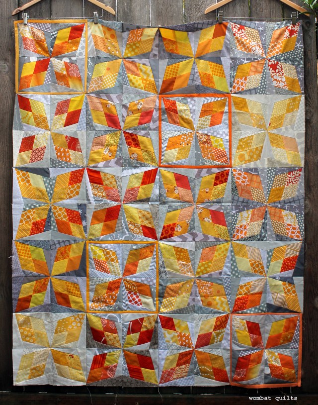scrap quilt top
