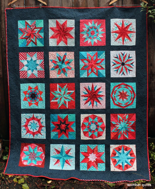 Red star quilt