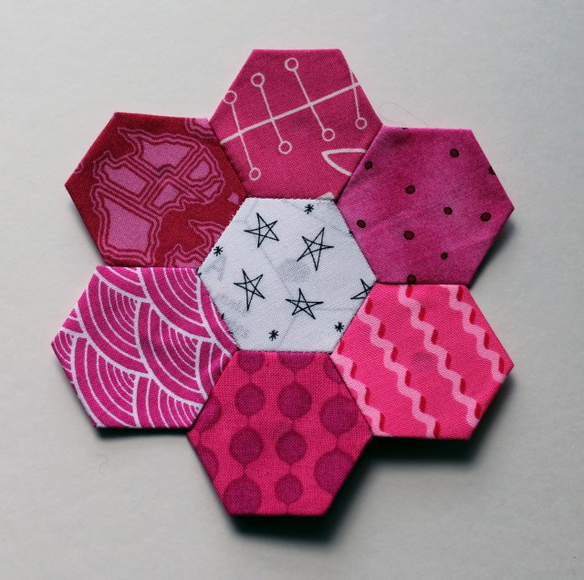 hexagon flower