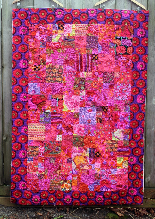 Kaffe fassett quilt top