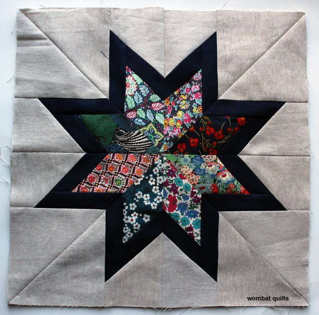 Liberty paper pieced star