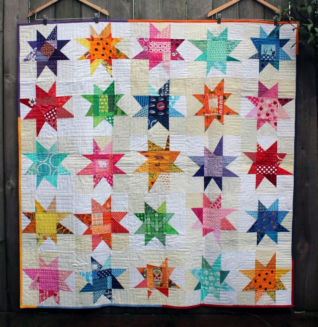pmqg wonky star charity quilt