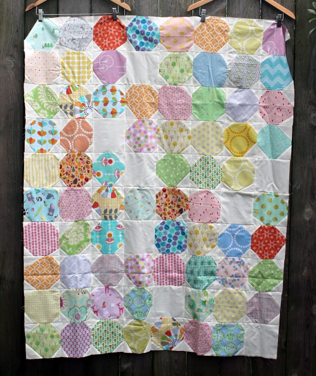 snowball quilt top