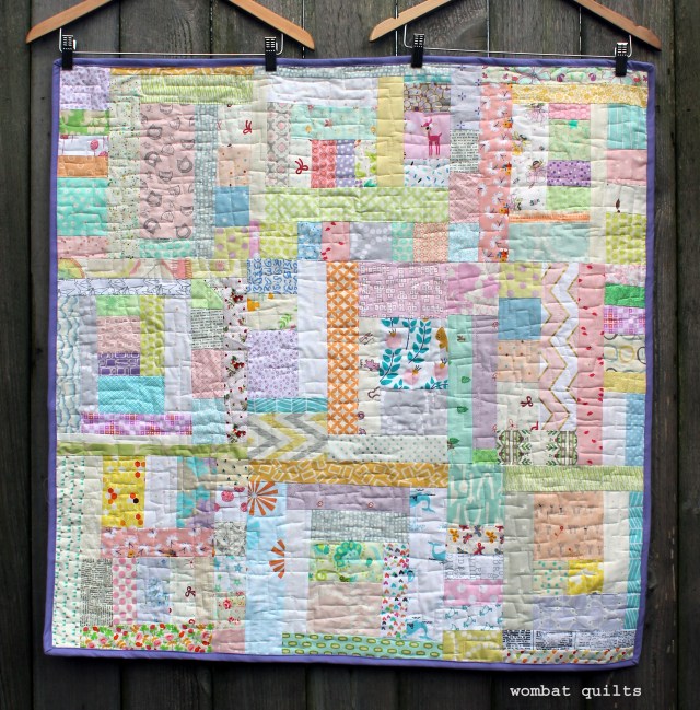 easy scrap baby quilt