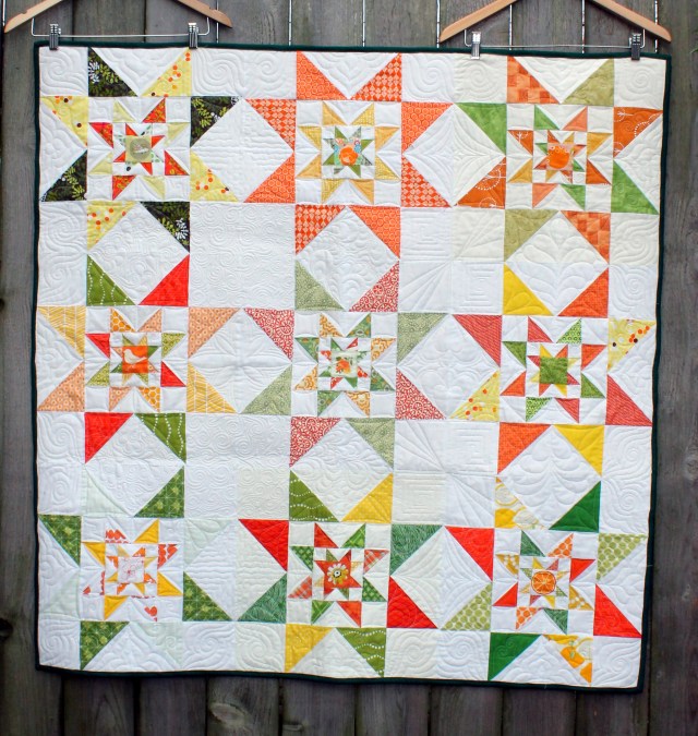 green star quilt top