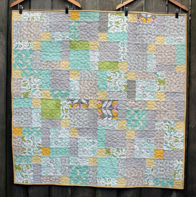 low volume charity quilt