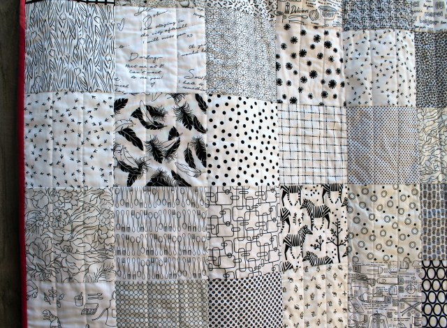 black and white blocks