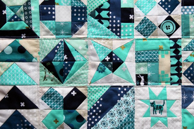 cotton and steel sampler close up