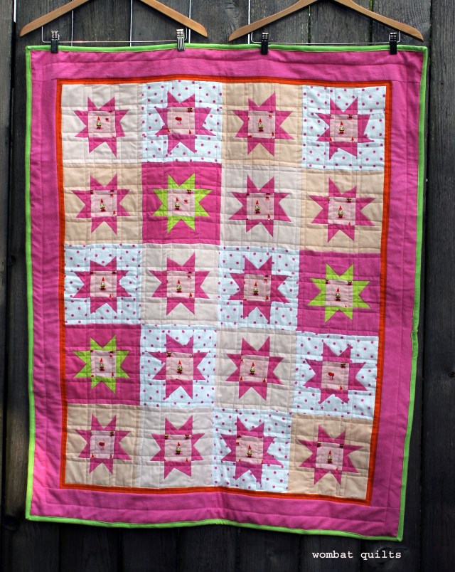 Gnome star quilt