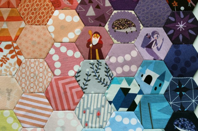 Lizzy House hexagon close up