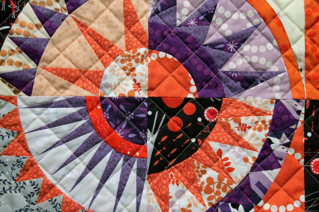 lizzy house NY beauty mini quilt detail