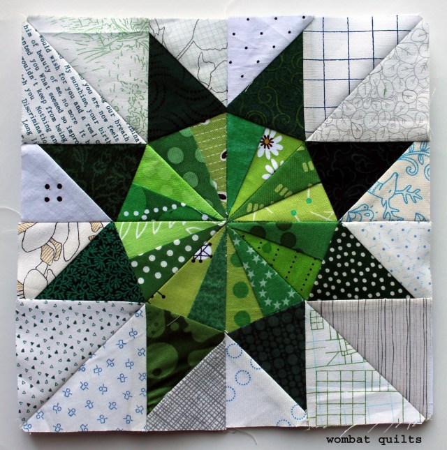 free paper pieced star block