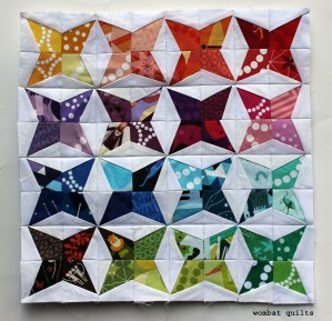 Kaleidoscope mini quilt