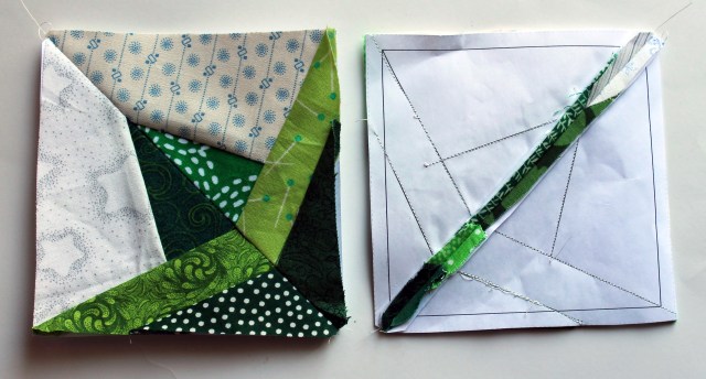 quilt block pieces