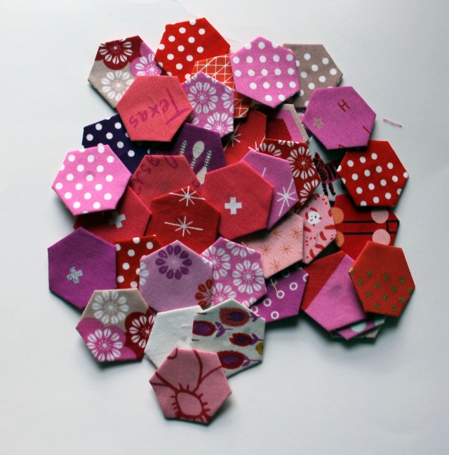 cotton and steel hexagons