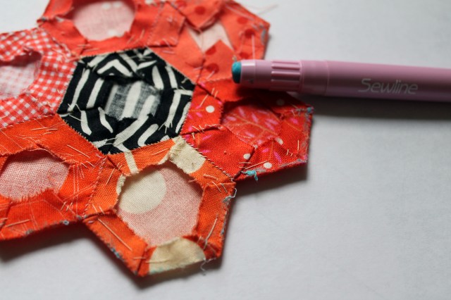 glue down hexagon