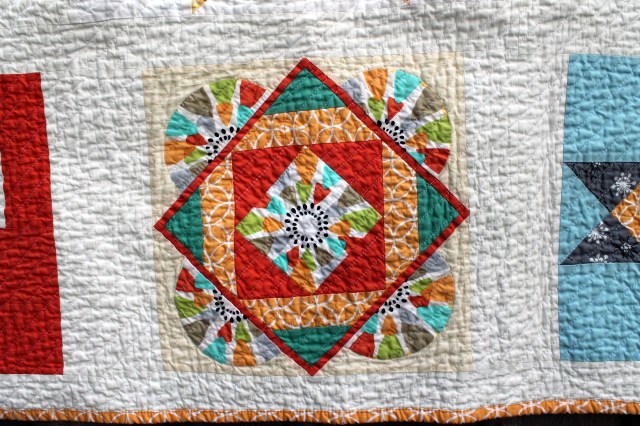 Michael Miller quilt block