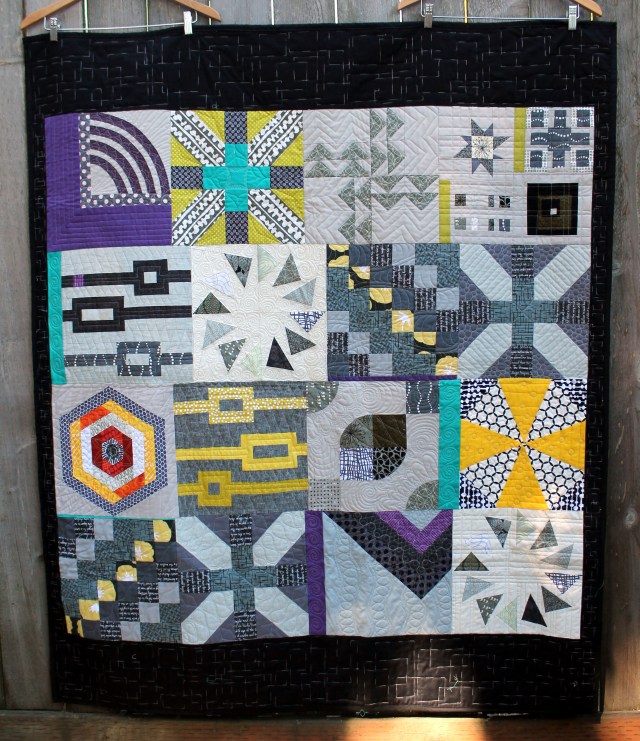 modern sampler quilt