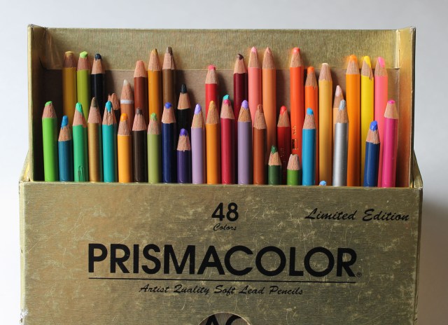 coloured pencils