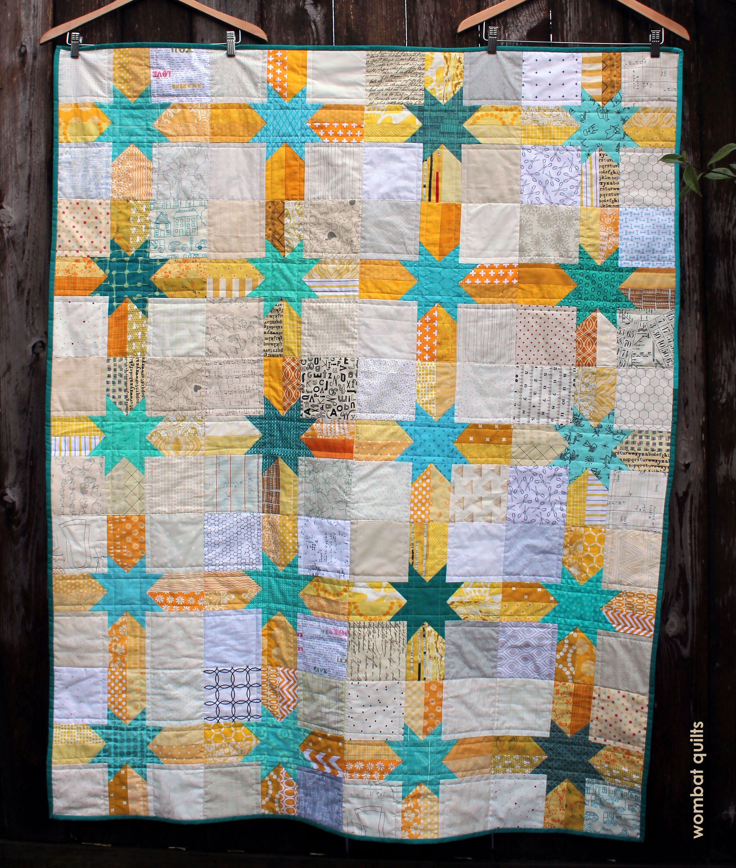 finished DG star quilt