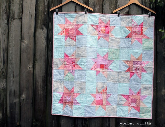 pink quilt