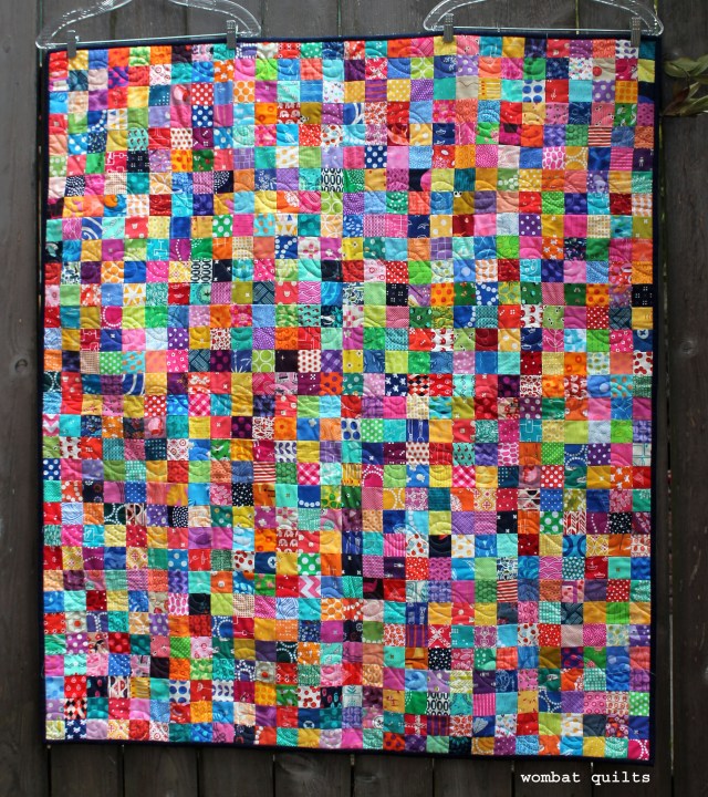 postage stamp quilt
