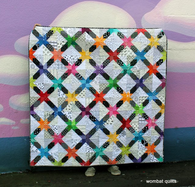 finished star cross quilt 2