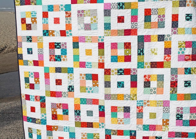 Elizabeth Hartman quilt detail