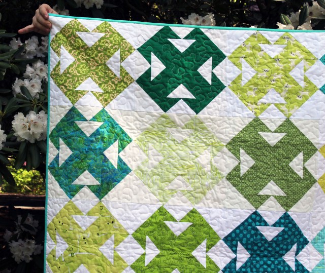 green quilt detail 2