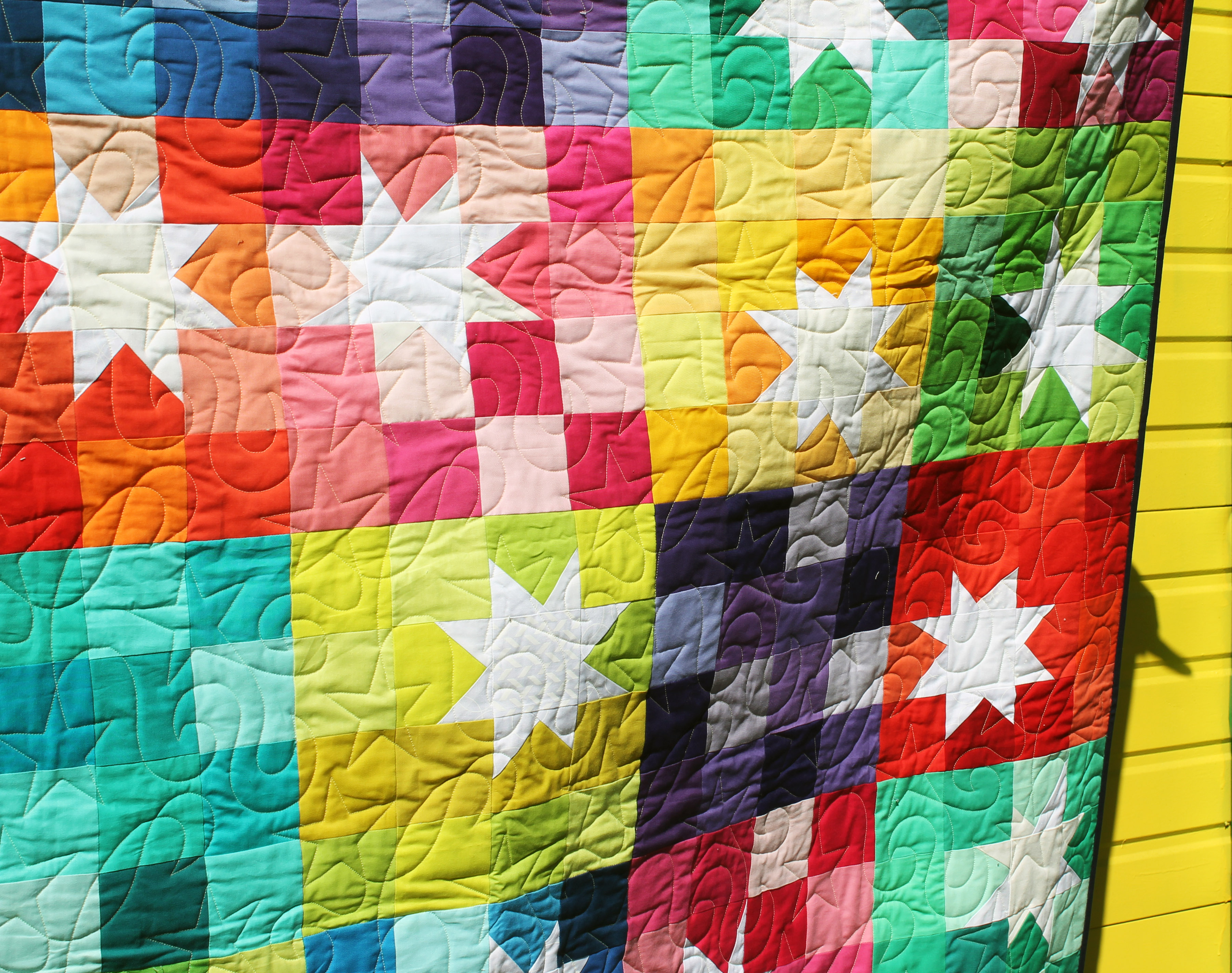 solid wonky star detail